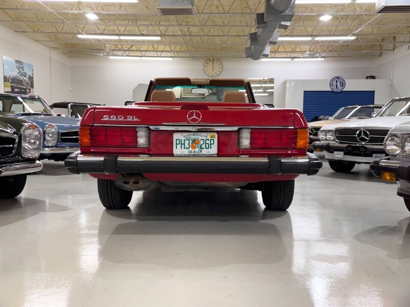 1989 Mercedes-Benz 560 SL Red